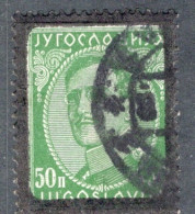 Yugoslavia 1934 Single Stamp For King Alexander Memorial Issue In Fine Used - Oblitérés