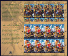 UNO Wien 2004 - Menschenrechte, Nr. 430 - 431 Im Kleinbogen, Postfrisch ** / MNH - Unused Stamps