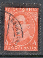 Yugoslavia 1934 Single Stamp For King Alexander Memorial Issue In Fine Used - Oblitérés