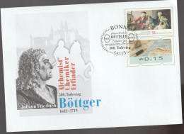 Duitsland 2019, Prepayed Enveloppe, Ceramics, Johan F. Böttger - Private Covers - Mint