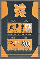 Olympia 2012: Tansania  Bl ** - Zomer 2012: Londen