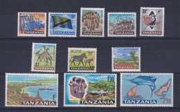 Tanzania: 1965   Pictorials To 2s 50   SG128-138   MNH - Tansania (1964-...)