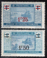 Mauritanie Timbres-poste N°52* & 53* Neufs Charnières TB Cote : 3€50 - Unused Stamps