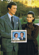 Luxembourg - Mariage Royal Du Grand-duc Héritier Henri Et De Maria Teresa CM 986 (année 1981) - Maximum Cards