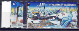 UNO Wien 2003 - Jahr Des Süßwassers, Nr. 393 - 394 Zd., Postfrisch ** / MNH - Ungebraucht