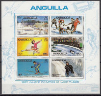 Olympia 1980:  Anguilla  Kbg ** - Inverno1980: Lake Placid