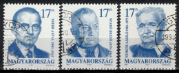 Hongrie 1993 Mi 4257-9 (Yv 3426-8), Obliteré, - Gebruikt