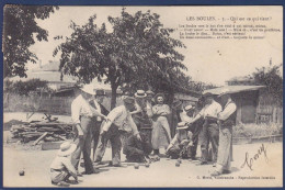 CPA Jeux De Boules Pétanque Circulé Villefranche - Petanca