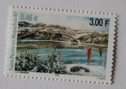 SPM 2001  Les Quatre Saisons.Paysages.Hiver  YT 745  Neuf - Unused Stamps