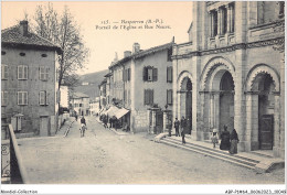 ABPP1-64-0007 - HASPARREN - Portail De L'Eglise Et Rue Neuve - Hasparren