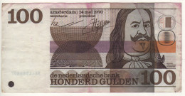 NETHERLANDS  100  Gulden   P93   Dated   14.05.1970   ( Michiel Adriaenszoon De Ruyter ) - 100 Florín Holandés (gulden)