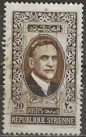 SYRIA 1938 President Atasi - 20p. - Brown FU - Used Stamps