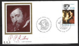 VATICAN. N°644 Sur Enveloppe 1er Jour De 1977. Tableau De Rubens. - Rubens