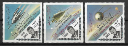 YEMEN       Fusée / Espace / Cosmos.       J - F.  Kennedy.     Série   Neufs *      Aéros - Kennedy (John F.)