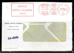 N396 - PORTUGAL - LETTRE DE LISBONNE DU 26/06/1967 - Maschinenstempel (EMA)