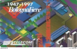 TELECOM - BOLOGNAFIERE  - MAN -  USATA - LIRE 5000   GOLDEN 624 - Openbaar Getekend