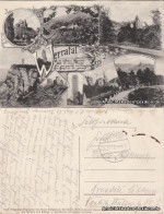 Eschwege Mehrbild Werratal: Schloß Wolfsbrunnen, Hanstein, Heldrastein 1917  - Eschwege