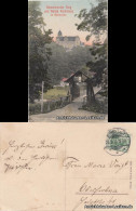 Ansichtskarte Rochsburg-Lunzenau Schwankender Steg Und Schloß Rochsburg 1910  - Lunzenau