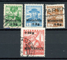 BE-31 Autriche N° 467 à 470 Oblitéré  à 10% De La Cote.   A Saisir !!!. - Used Stamps