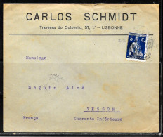 N392 - PORTUGAL - LETTRE DE LISBONNE DE 1913 POUR LA FRANCE - Lettres & Documents