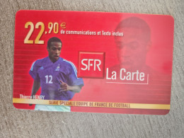 Carte SFR Thierry Henry 22,90 - Kaarten Voor De Telefooncel (herlaadbaar)