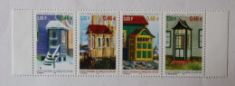 SPM 2001  Architecture Entrées De Maison (Tambours) 4TP   YT 746/749  Neuf - Unused Stamps