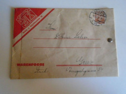 ZA490.13  Austria Österreich  -Warenprobe - échantillon De Marchandises - 1938 WIEN  - ROCHE Wien V. Wehrgasse 16 - Covers & Documents