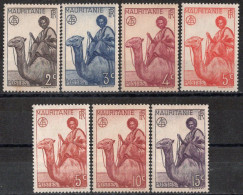 Mauritanie Timbres-poste N°73* à 78* + 76a Neufs Charnières TB Cote : 4€00 - Unused Stamps