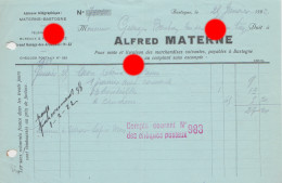 BASTOGNE 1922  ALFRED MATERNE - Alimentos