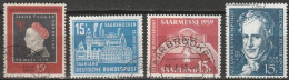 Saarland Jahrgang 1959 MiNr.445 - 448  O Gestempelt Komplett ( A1823 ) - Gebraucht