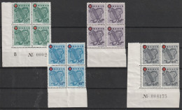 BADEN - YT N° 38 à 41  Blocs De 4 - Neufs ** - MNH - Cote 528,00 € - Baden