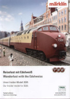 Catalogue Märklin Trix 2020 Blatt Insider Reiselust Mir Edelweiß 39706 - En Allemand Et Anglais - Allemand