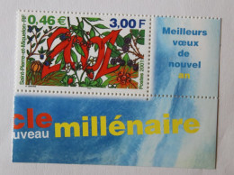 SPM 2001  Flore .Fruits .Baies  Nouvel An 2001  YT 737  Neuf - Unused Stamps