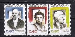 LUXEMBOURG-2014-FAMOUS PEOPLE-MNH - Nuevos