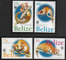 Belize 2004, Postfris MNH, WWF, Derby Woolly Possum - Belize (1973-...)