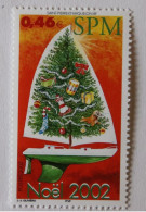 SPM 2002  Noël  Bateau Sapin YT 787  Neuf - Unused Stamps