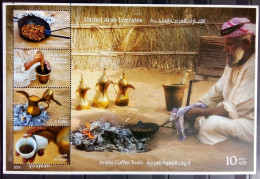 United Arab Emirates 2013, Arabic Coffee, MNH Unusual S/S - Emiratos Árabes Unidos