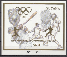 Olympia 1996:  Guyana  SoBl **, Gold - M. Überdruck - Sommer 1996: Atlanta