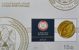 United Arab Emirates 2017, Abu Dhabi Police, MNH S/S - Emiratos Árabes Unidos