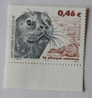 SPM 2002 Faune Marine.Le Phoque Commun (phoca Vitulina) YT 774  Neuf - Unused Stamps