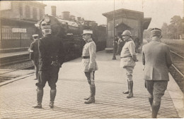60 - CHANTILLY - Quai Le La Gare En Juin 1916 - Général Joffre Et Colonel Henry - Autres & Non Classés