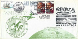 USA. Antarctic WINFLY. Operation Deep Freeze.Mc Murdo Station.Antarcticdevron Six (VXE-6), 1986,letter To Australia - Sonstige & Ohne Zuordnung