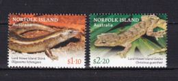 NORFOLK ISLAND--2021-AMPHIBIANS-LIZARDS-MNH - Ile Norfolk