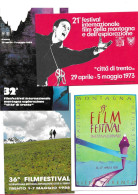 Set 4 Cartoline Con Annullo Speciale TRENTO FILM FESTIVAL MONTAGNA 1973-1984-1988-1991 - Arrampicata