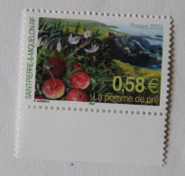 SPM 2002 Flore.Fruits.La Pomme De Pré   YT 777  Neuf - Unused Stamps