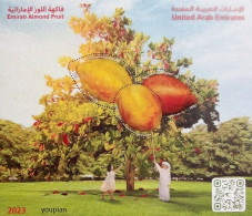 United Arab Emirates 2023, Emirati Almond Fruit MNH Unusual S/S - Emiratos Árabes Unidos