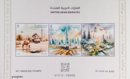 United Arab Emirates 2023, 52nd Union Day, MNH S/S - Emiratos Árabes Unidos