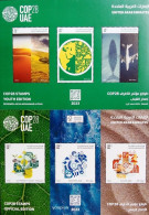United Arab Emirates 2023, COP28 Stamps Official Edition, Two MNH S/S - Emiratos Árabes Unidos