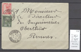 Tunisie - Lettre - Bureau De NASSEN - 1918 - Briefe U. Dokumente