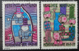 United Nations 1983, 35 Years Human Rights Declaration - Hundertwasser, MNH Stamps Set - Ungebraucht
